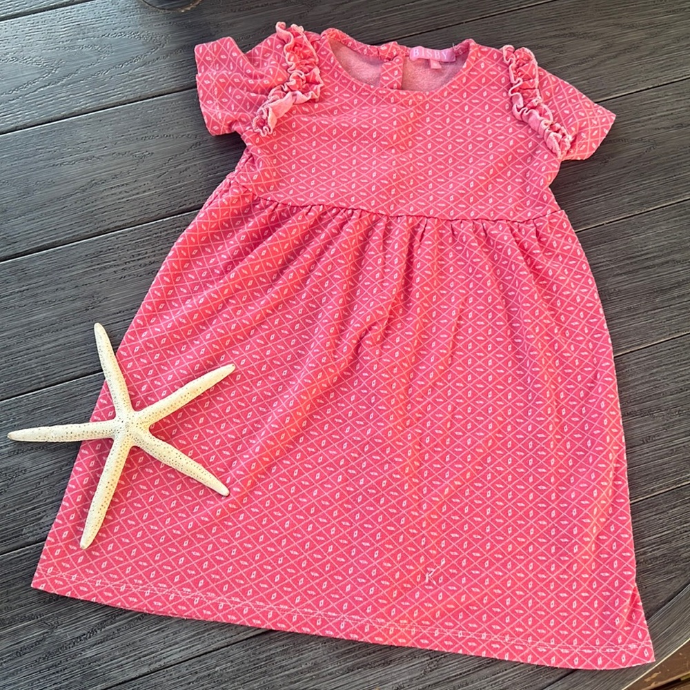 GUC Pink and White Dress Sz 5T